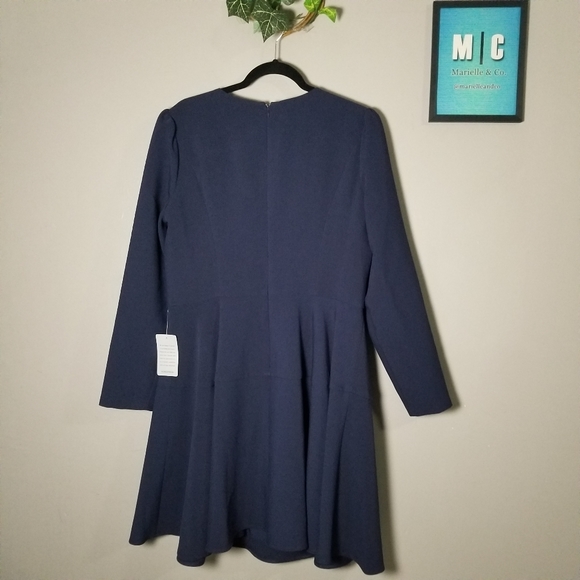 Gal Meets Glam Blue Celeste Plus Size Mini Dress - Picture 8 of 15
